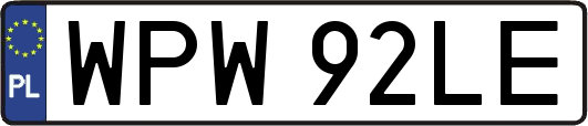 WPW92LE