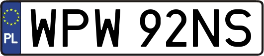 WPW92NS