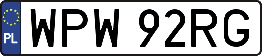 WPW92RG
