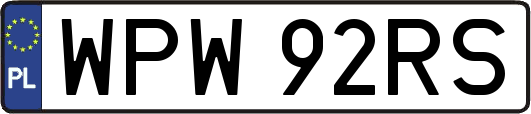 WPW92RS
