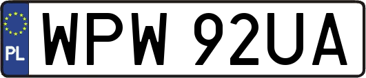 WPW92UA