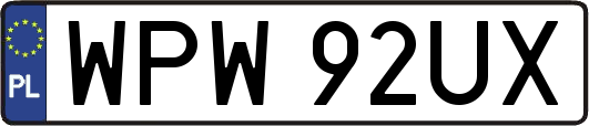 WPW92UX