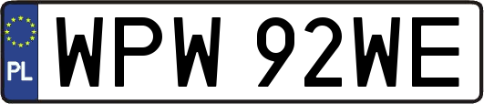 WPW92WE