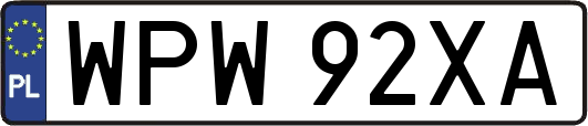 WPW92XA