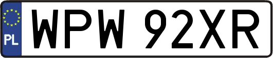 WPW92XR