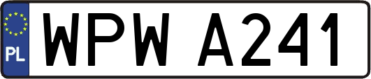 WPWA241