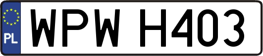 WPWH403