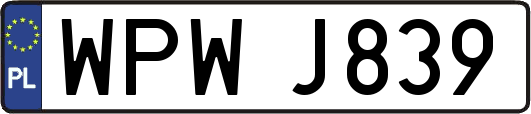 WPWJ839