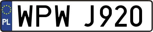 WPWJ920