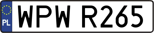 WPWR265
