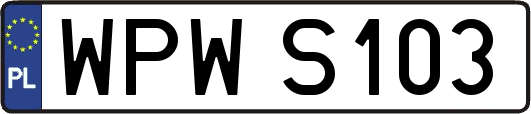 WPWS103