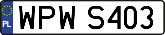 WPWS403