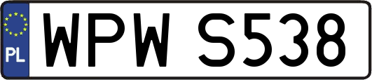 WPWS538