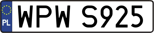 WPWS925