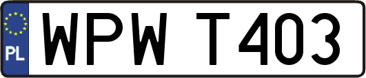 WPWT403