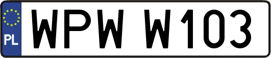 WPWW103