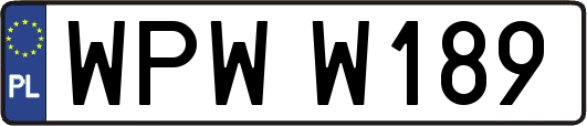 WPWW189