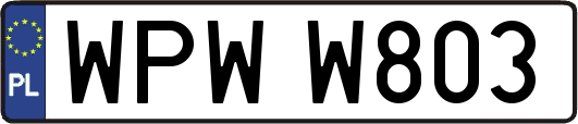 WPWW803