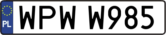 WPWW985