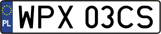 WPX03CS