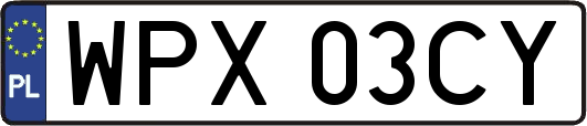 WPX03CY