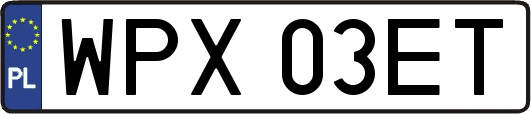 WPX03ET