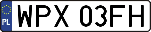 WPX03FH