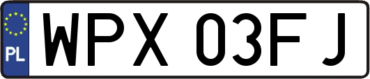 WPX03FJ