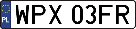 WPX03FR