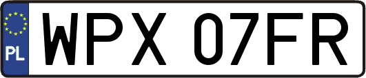 WPX07FR