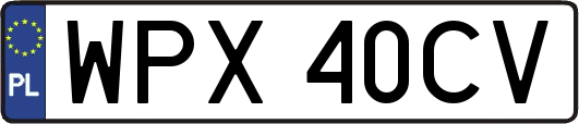 WPX40CV