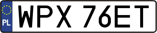 WPX76ET