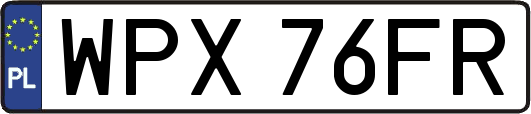 WPX76FR