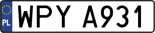 WPYA931