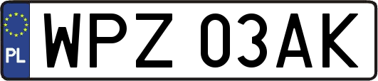 WPZ03AK