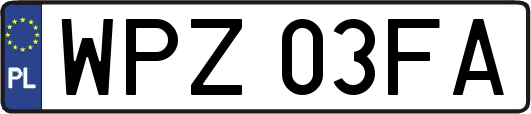 WPZ03FA