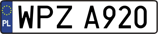 WPZA920