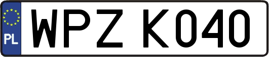 WPZK040