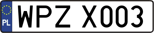 WPZX003