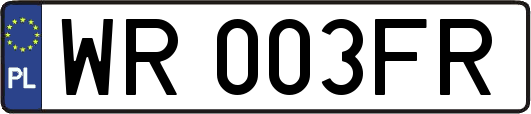 WR003FR
