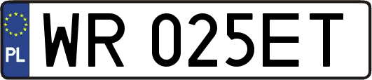 WR025ET