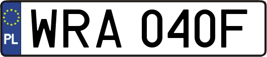 WRA040F