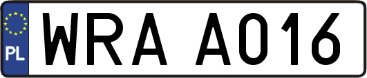 WRAA016