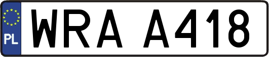 WRAA418