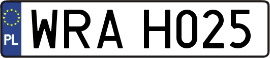 WRAH025