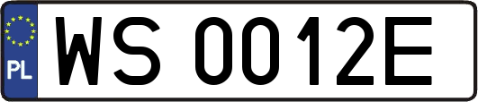 WS0012E