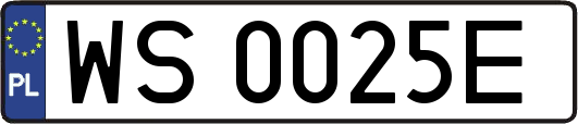 WS0025E