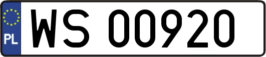 WS00920