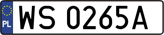 WS0265A