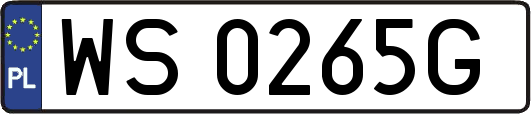WS0265G